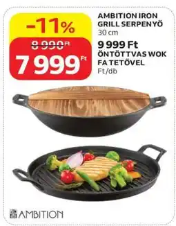 Auchan AMBITION IRON GRILL SERPENYŐ ajánlat