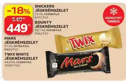 Auchan Snickers jégkrémszelet ajánlat