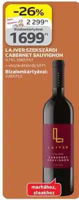 Auchan LAJVER SZEKSZÁRDI CABERNET SAUVIGNON ajánlat