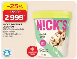 Auchan N!CK'S POHARAS JÉGKRÉM ajánlat