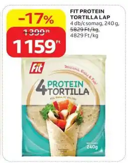 Auchan FIT PROTEIN TORTILLA LAP ajánlat