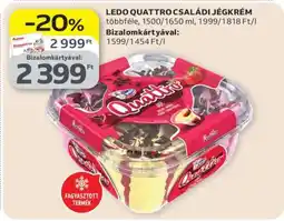 Auchan Ledo Quattro Családi Jégkrém ajánlat