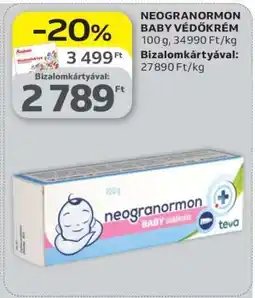 Auchan Neogranormon baby védőkrém ajánlat