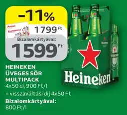 Auchan Heineken üveges sör multipack ajánlat