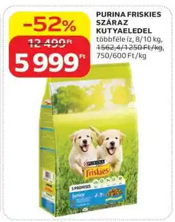 Auchan Purina Friskies Száraz Kutyaeledel ajánlat