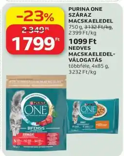 Auchan Purina ONE Száraz Macskaeledel ajánlat