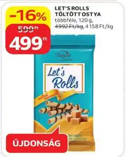 Auchan LET’S ROLLS TÖLTÖTT OSTYA ajánlat