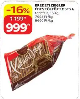 Auchan EREDETI ZIEGLER ÉDES TÖLTÖTT OSTYA ajánlat