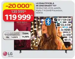 Auchan LG 55AU731COLA 4K UHD SMART TV ajánlat