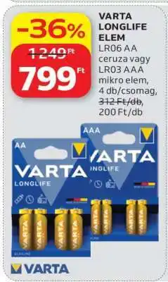 Auchan Varta Longlife elem ajánlat