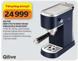 Auchan QILIVE 600175514/600118432 PRESSZÓ KÁVÉFŐZŐ ajánlat