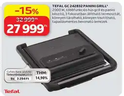 Auchan TEFAL GC 242832 PANINI GRILL ajánlat