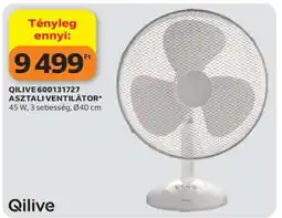 Auchan QILIVE 600131727 ASZTALI VENTILÁTOR ajánlat