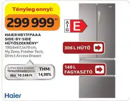 Auchan HAIER HB17FPAAA SIDE-BY-SIDE HŰTŐSZEKRÉNY ajánlat