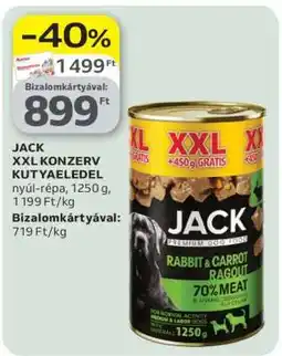 Auchan JACK XXL KONZERV KUTYAELEDEL ajánlat