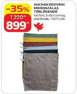 Auchan Auchan Kedvenc Mikroszálas Törlőkendő ajánlat