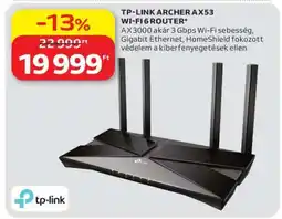 Auchan TP-Link Archer AX53 Wi-Fi6 Router ajánlat
