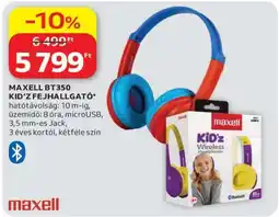 Auchan MAXELL BT350 KID'Z FEJHALLGATÓ ajánlat