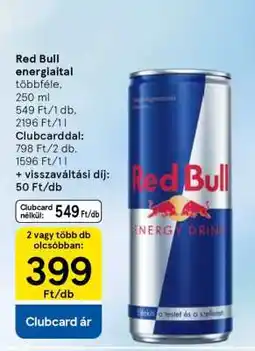 Tesco RED BULL Energiaital ajánlat