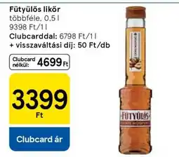 Tesco Fütyülős likőr ajánlat