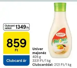 Tesco UNIVER﻿﻿ Majonéz ajánlat