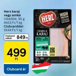 Tesco Herz karaj vagy sonka ajánlat