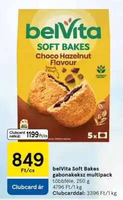 Tesco belVita Soft Bakes gabonakeksz multipack ajánlat