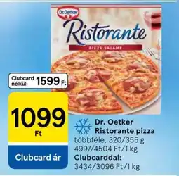 Tesco DR. OETKER Ristorante pizza ajánlat