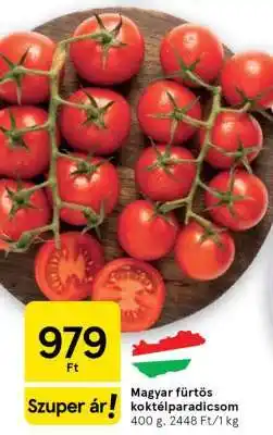 Tesco Magyar fürtös koktélparadicsom ajánlat