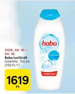 Tesco BABA Tusfürdő ajánlat