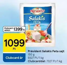 Tesco Président Salakis Feta sajt ajánlat