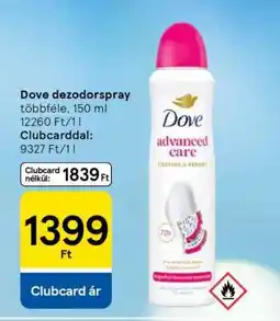 Tesco Dove dezodorspray ajánlat