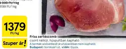 Tesco Friss sertéscomb ajánlat