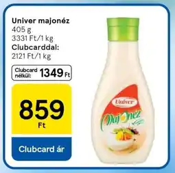 Tesco UNIVER﻿﻿ Majonéz ajánlat
