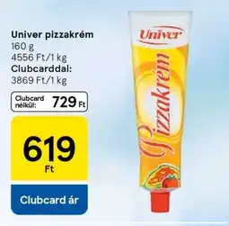 Tesco UNIVER Pizzakrém ajánlat