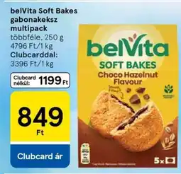 Tesco belVita Soft Bakes gabonakeksz multipack ajánlat