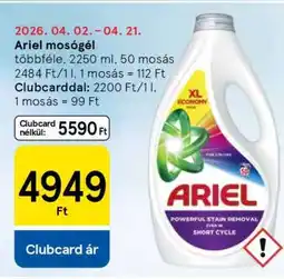 Tesco ARIEL MOSÓGÉL ajánlat