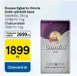 Tesco Douwe Egberts Omnia őrölt-pörkölt kávé ajánlat