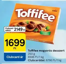 Tesco Toffifee mogyorós desszert ajánlat