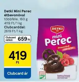 Tesco Detki Mini perec étbevonóval ajánlat