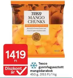 Tesco Tesco gyorsfagyasztott mangódarabok ajánlat