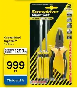 Tesco Csavarhúzó fogóval ajánlat