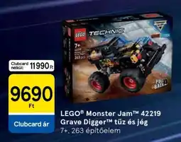 Tesco LEGO Monster Jam 42219 Grave Digger tűz és jég ajánlat