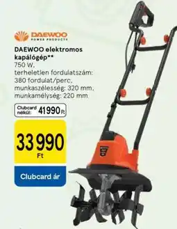 Tesco Daewoo elektromos kapálógép ajánlat