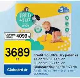Tesco Fred&Flo ultra dry pelenka ajánlat