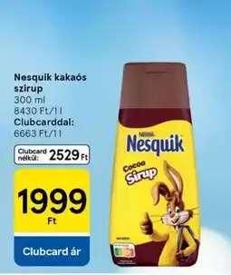 Tesco Nesquik kakaós szirup ajánlat