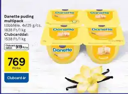 Tesco DANETTE PUDING MULTIPACK ajánlat