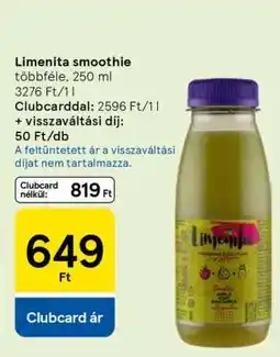 Tesco Limeñita smoothie ajánlat