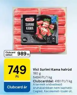 Tesco Vici Surimi Kama halrúd ajánlat