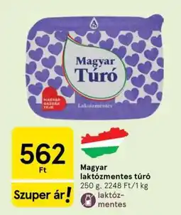 Tesco Magyar laktózmentes túró ajánlat
